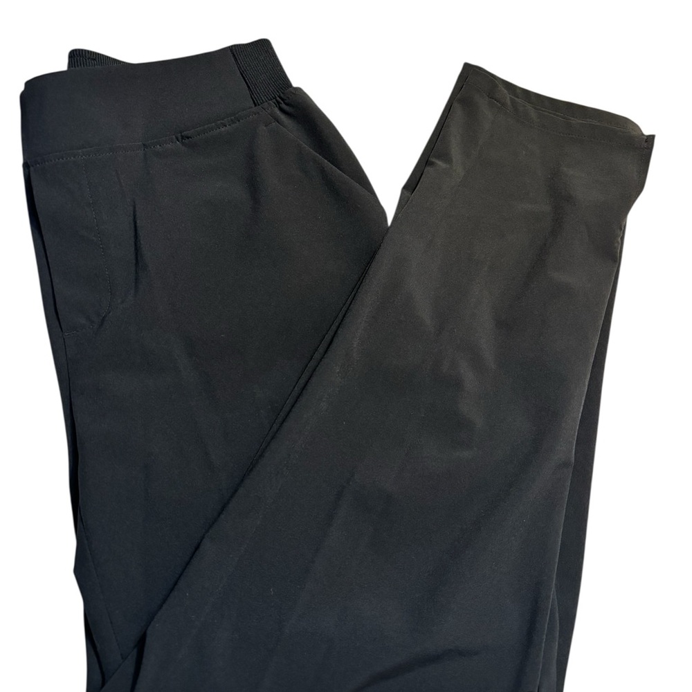 A New Day Pants XS Black Ankle-Length Pull-On Stretch Elastic Waistband Pockets